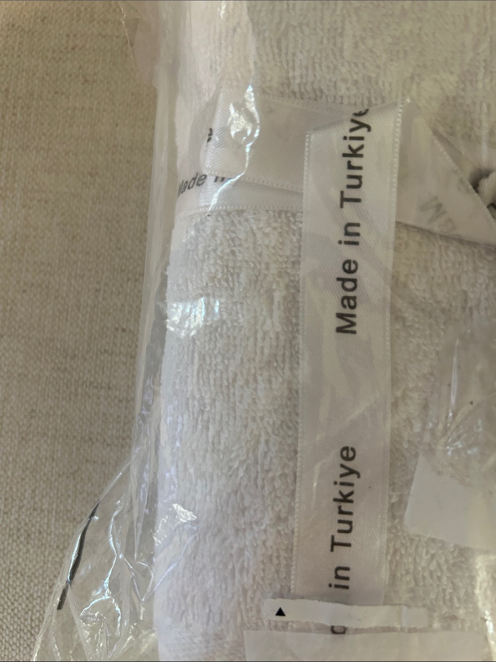 Depera Home 4 Piece  Puresoft Turkish Hand Towel Set White, NEW with tags - Picture 7 of 7